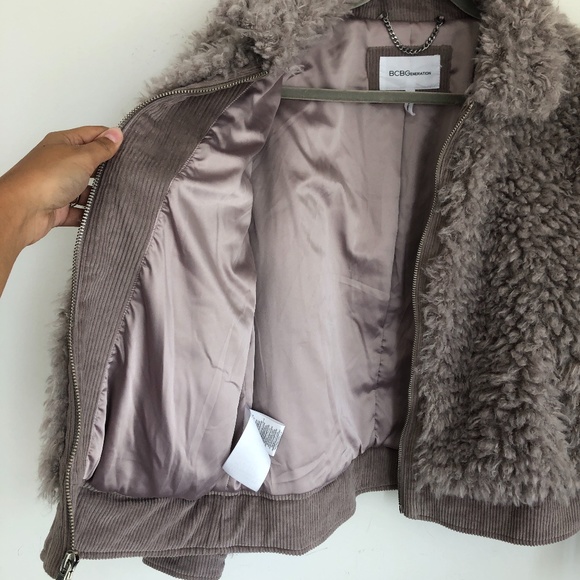 COPY - BCBGeneration faux fur teddy coat L - Picture 7 of 11